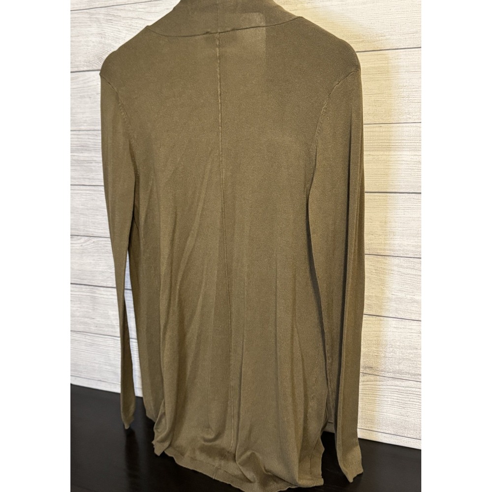 Women's Express Open Cardigan – Olive Green – Size M – NWT - Picture 8 of 11
